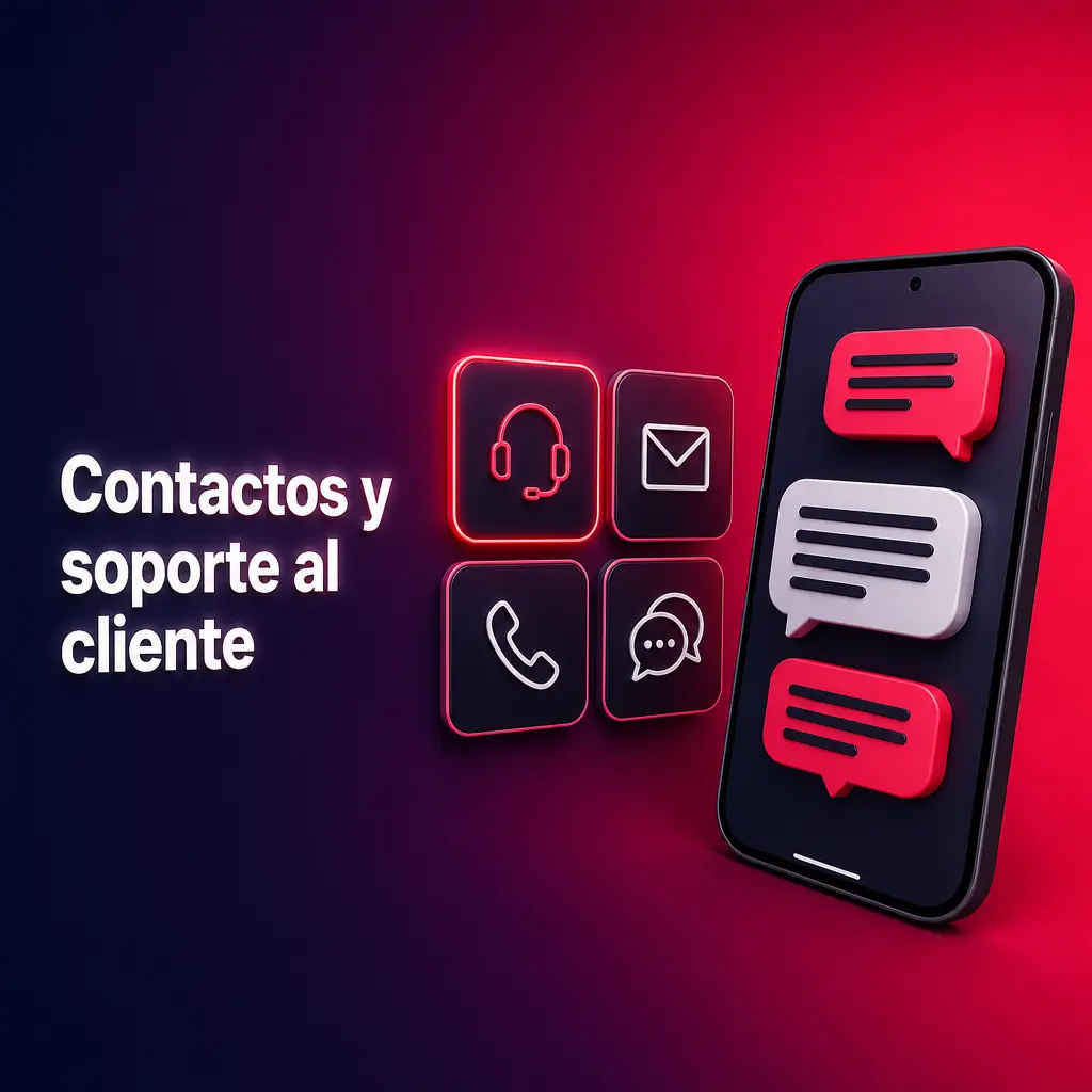 Contactos y soporte al cliente
